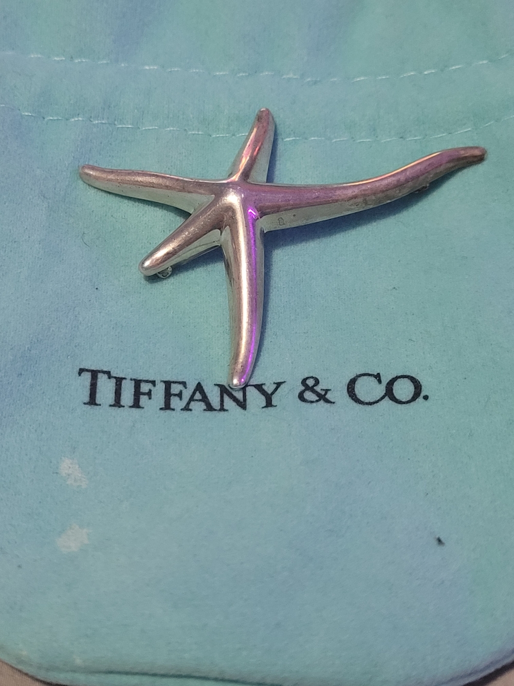 Tiffany & Co. Silver Starfish Brooch